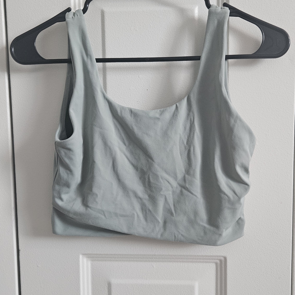 Women's Light Green Grey Tank Top